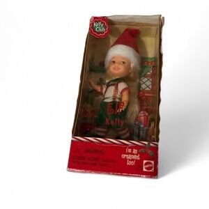 Barbie Kelly Club ELF KELLY Christmas Doll 50376 Mattel 2001 NEW NRFB